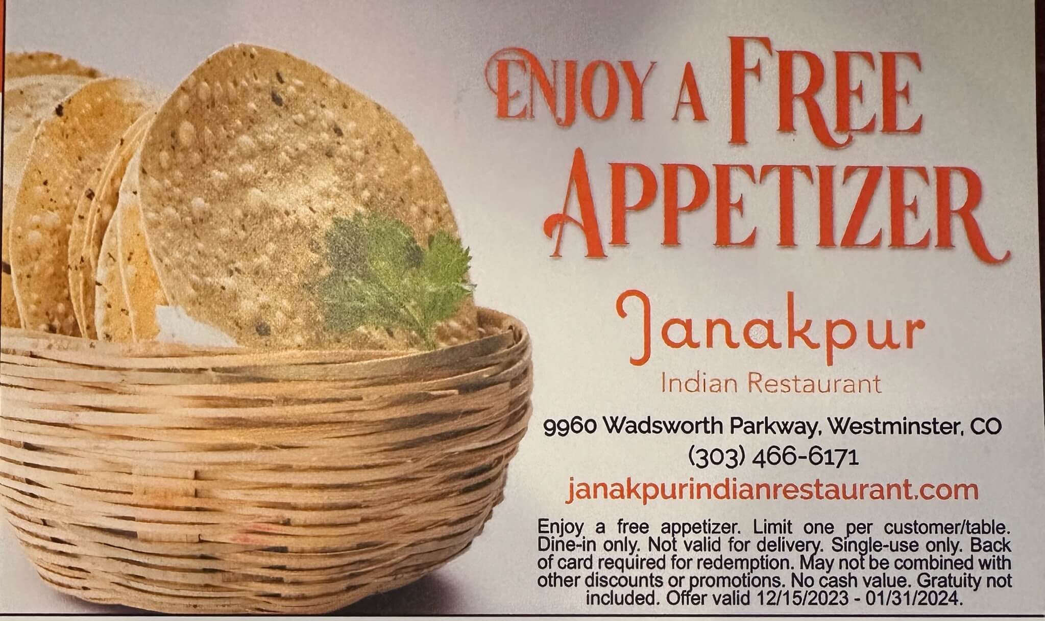 Janakpur Indian Restaurant